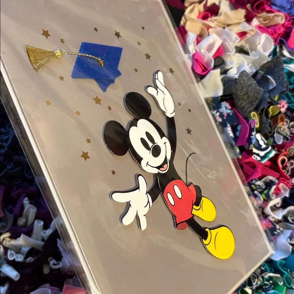 🆕Disney/American Greetings Papersong ‘Mickey Mouse’ Graduation Card
